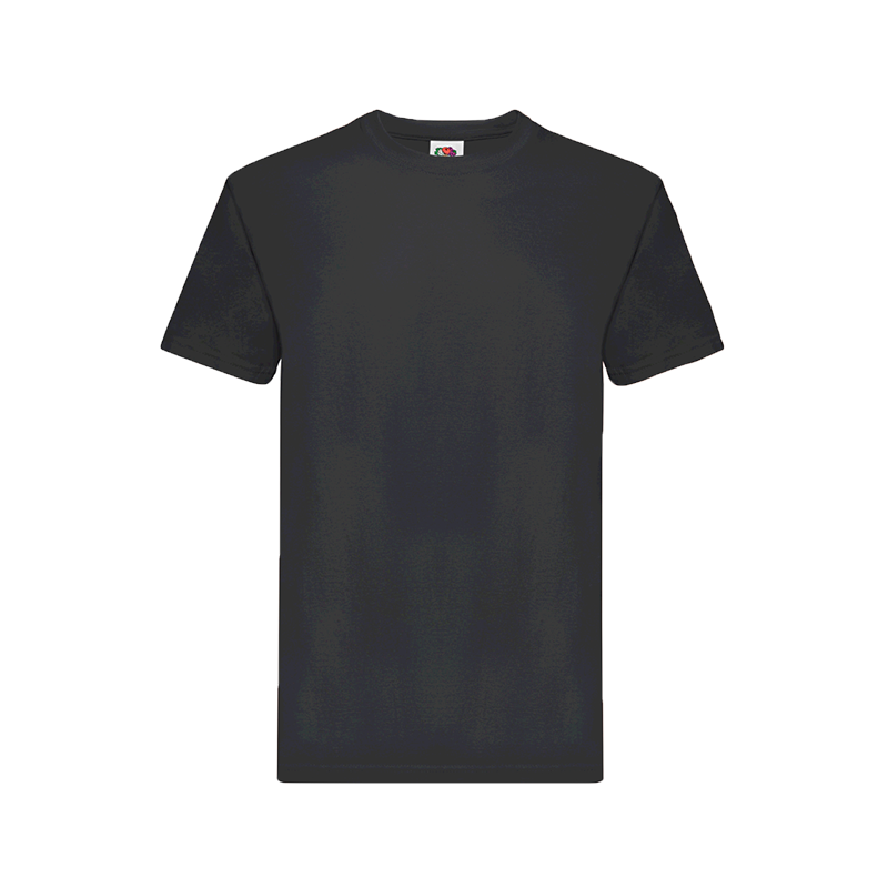 black fruit of the loom t shirts